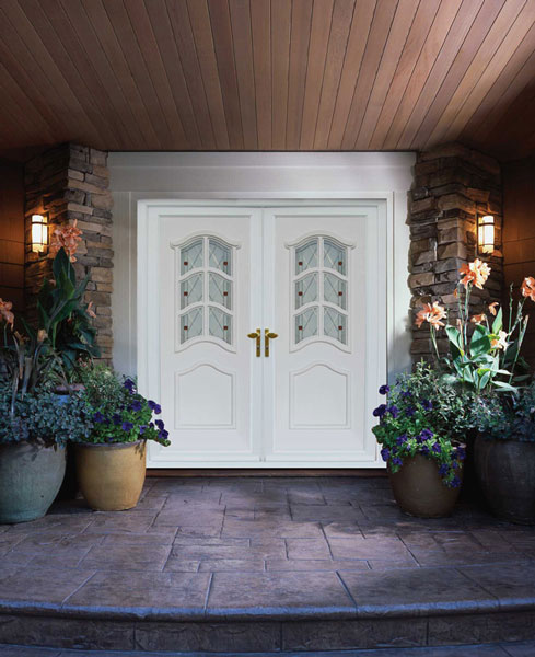 Пластикові двері на терасу