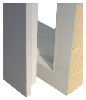 Вигляд відкритих дверей - подввійна четверть