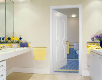 Двери в ванную - влагостойкие пластиковые Двери в ванную - влагостойкие пластиковые